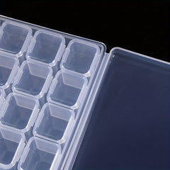 Clear Painting Storage Box 56 Grids for Nail Art Jewelry and Accessories