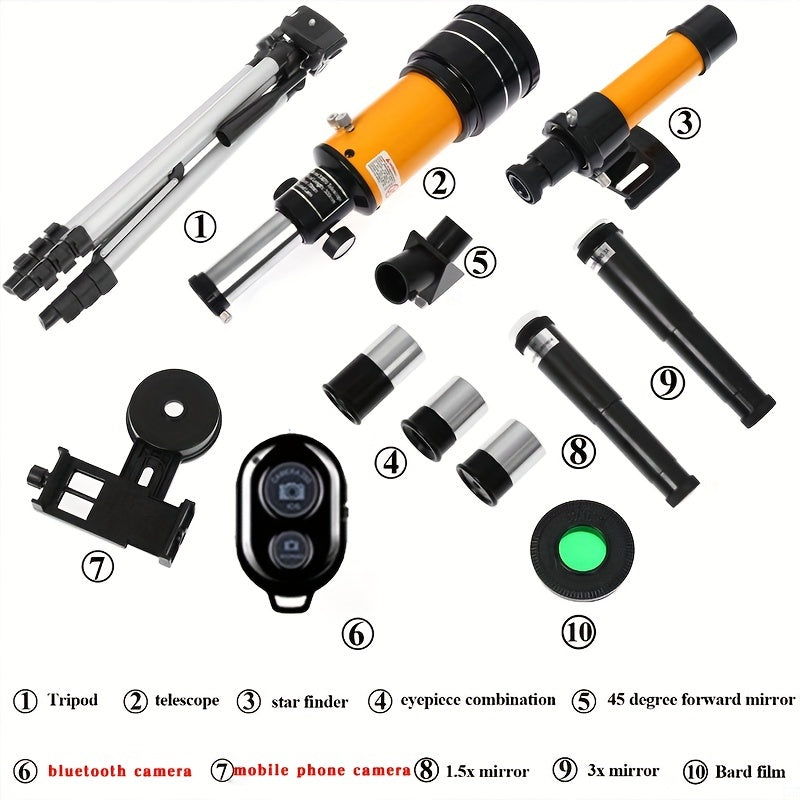 150X Zoom HD Astronomical Telescope with Tripod