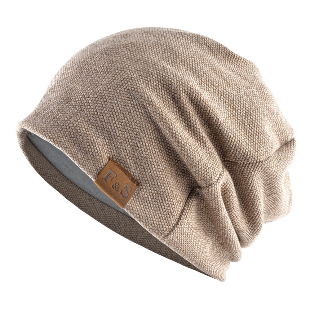 Warm Knitted Beanie Hat for Men and Women Solid Hip hop Style