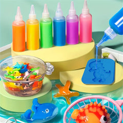 DIY Magic Water ELF Kit For Kids - Create Colorful 3D Magical Gels