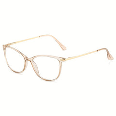 Light Blocking Reading Glasses Jelly Cat Eye HD Presbyopic Glasses