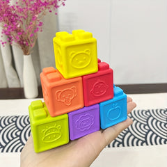 6pcs Building Block Toy - Stacking Fun Early Education Toy