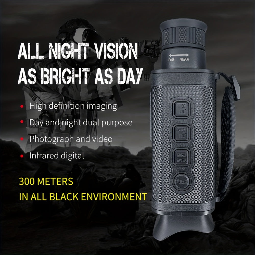 1080P Monocular Night Vision Infrared Telescope 5x Zoom