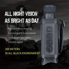 1080P Monocular Night Vision Infrared Telescope 5x Zoom