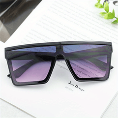 Square One piece Sunglasses For Women Men Large Mirrored UV400 Sun Shades
