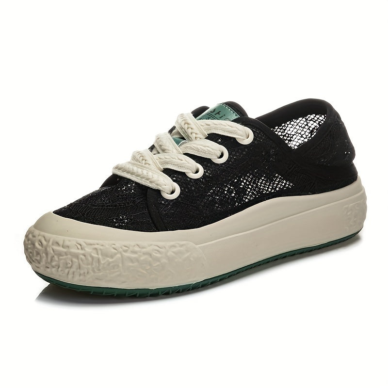Women's Mesh Breathable Flat Shoes Casual Walking Shoes