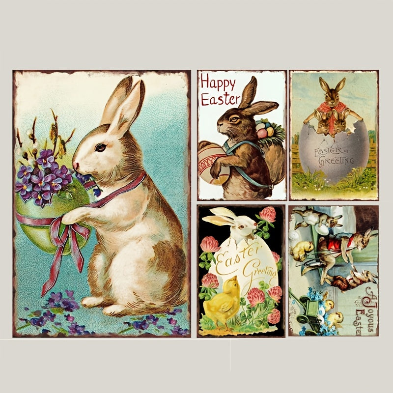 Rabbit Chicken Wall Painting Nursery Room Decoration
