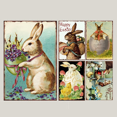 Rabbit Chicken Wall Painting Nursery Room Decoration