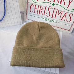 Beanies Hat Cap Knitted Warm Hat Winter Breathable Bucket Hat