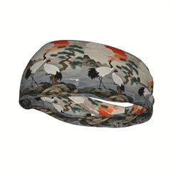 Crane Sports Headband Sweat Wicking Stretchy Breathable Polyester
