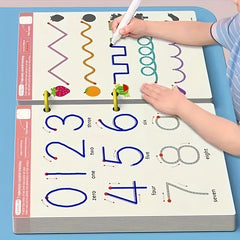 Kids Drawing & Control Training Book - Educational Activity Notebook