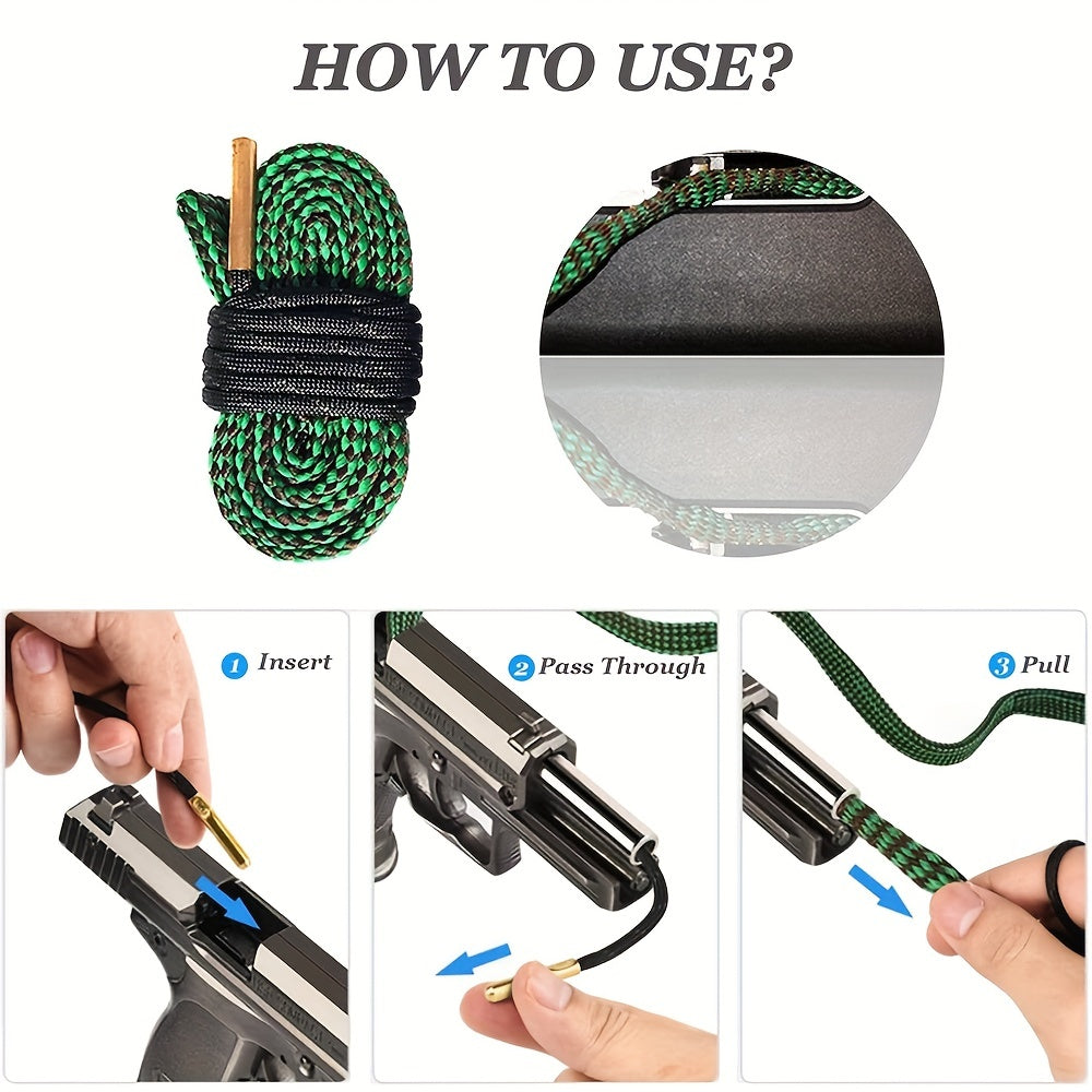 Reusable Barrel Cleaning Sling Bore Cleaning Rope For Effective Cleaning
