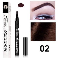CmaaDu 4 Fork Eyebrow Pencil Waterproof Makeup