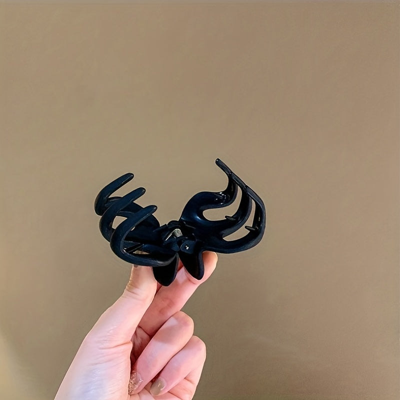 3pcs Mini Shark Claw Hair Clips Matte Style Hair Accessories