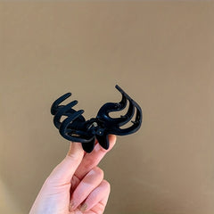 3pcs Mini Shark Claw Hair Clips Matte Style Hair Accessories