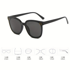 Men's Vintage Large Frame Sunglasses Outdoor Party Eyewear