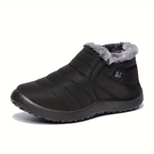 Waterproof Fleece Snow Boots Plus Size Warm Outdoor Boots