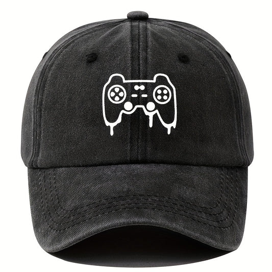 Game Console Printed Baseball Cap Vintage Dad Hat
