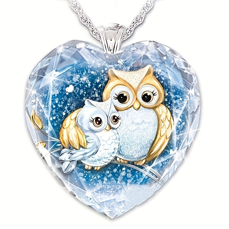 Owl Pendant Necklace Casual Jewelry Holiday Anniversary Gift