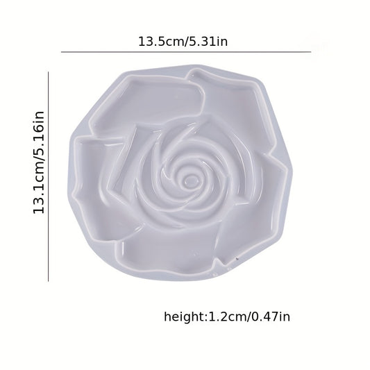 Silicone Flower Coaster Resin Molds for DIY Epoxy Casting Cup Mat Home Decor