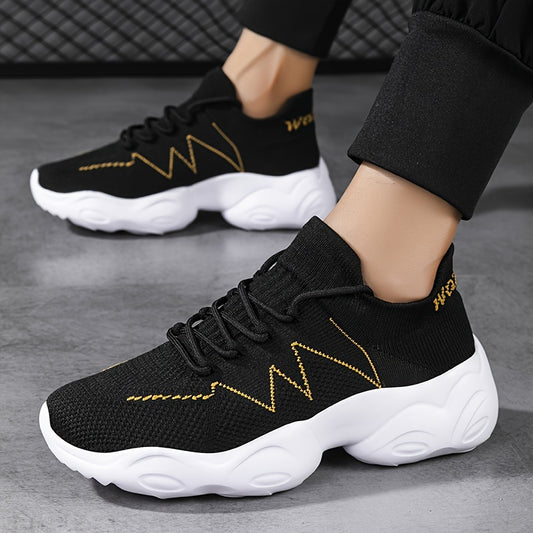 Women's Lace up Breathable Running Shoes Lightweight Sports Sneakers