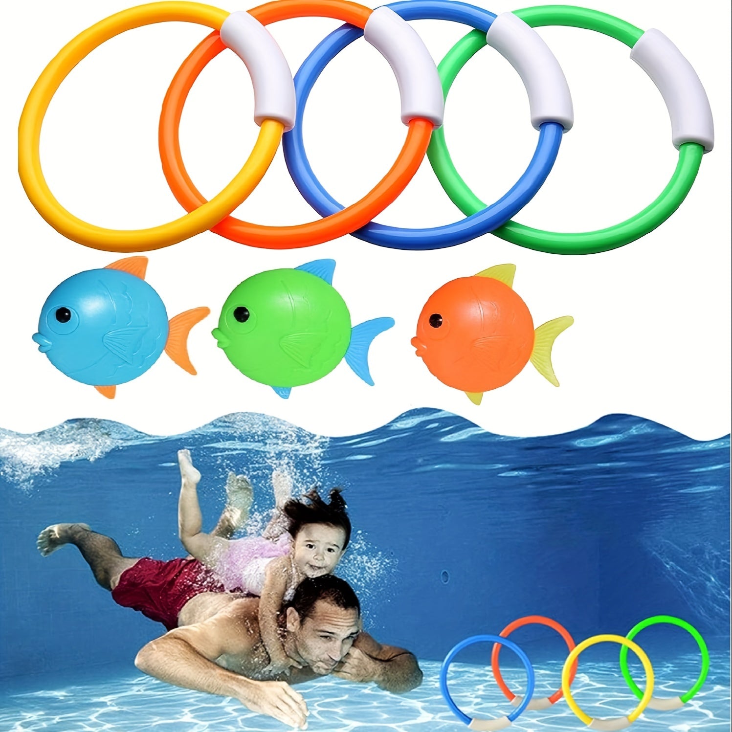 Kids' Diving Toys Set for Pool Fun