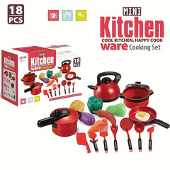42pcs Mini Kitchen Cooking Toys for Kids 3 Years Birthday Gift Boys and Girls