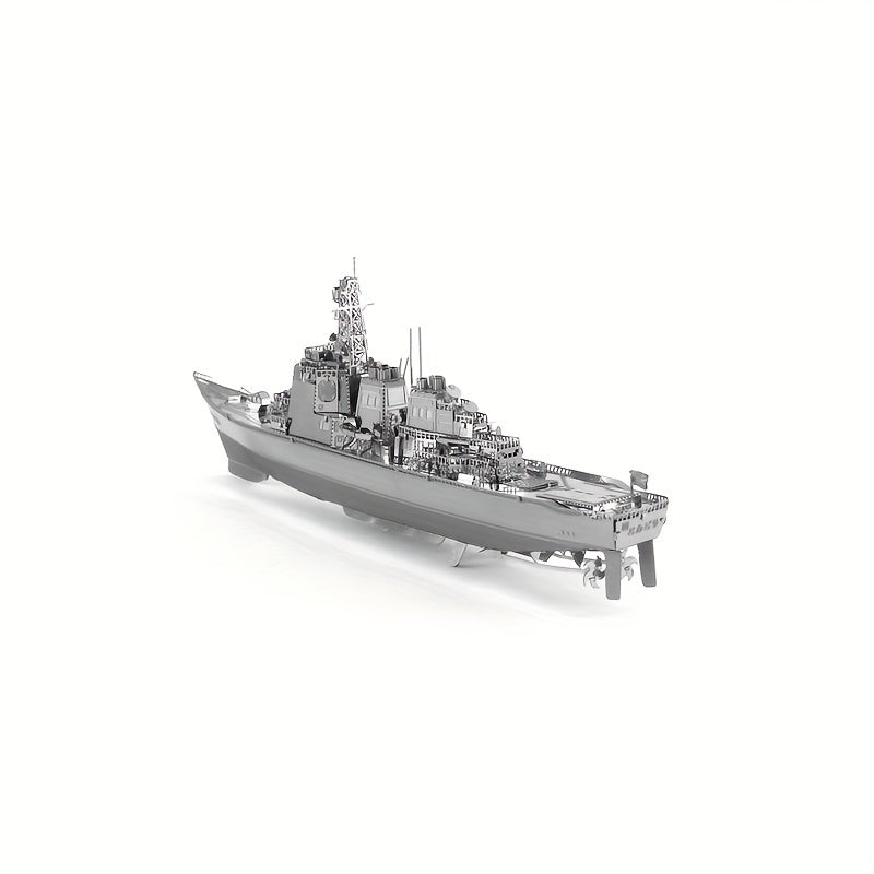 Destroyer 3D DIY Metal Jigsaw Puzzle Kids Educational Toy