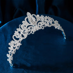 Metal Rhinestone Tiara Hair Accessories for Women