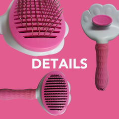 Self Cleaning Cat Deshedding Brush Removes Pet Hair with Ease