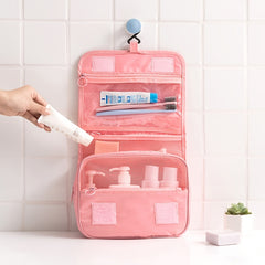 Twill Hanging Travel Cosmetic Bag