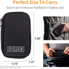 Portable Electronic Organizer Cable Bag Travel Case
