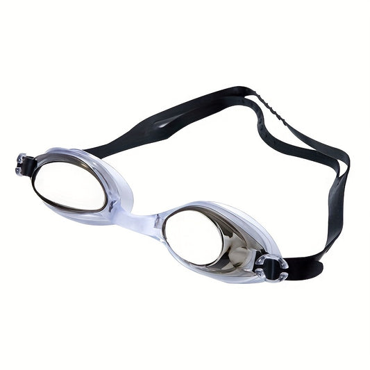 Swim Goggles w/ Nose Clip & Ear Plugs Waterproof Anti-Fog for Adults