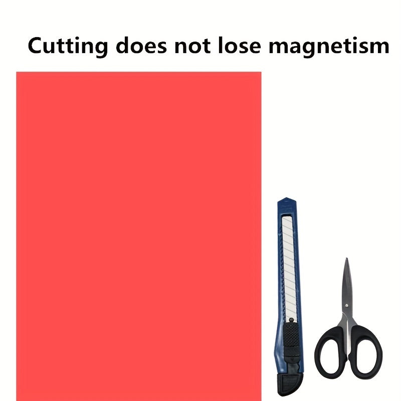Colorful Soft Magnetic Plate Teaching Cuttable DIY Magnet Sticker