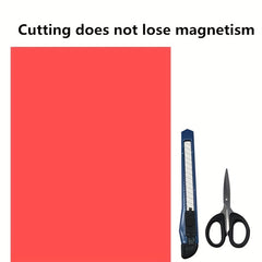 Colorful Soft Magnetic Plate Teaching Cuttable DIY Magnet Sticker