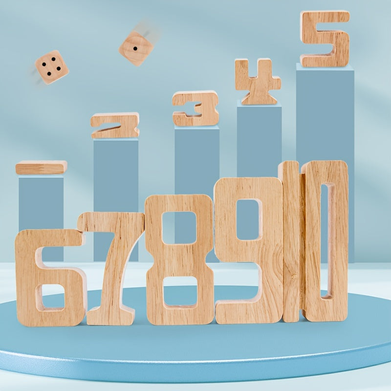 Wooden Building Blocks Toy for Math Education