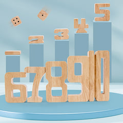 Wooden Building Blocks Toy for Math Education