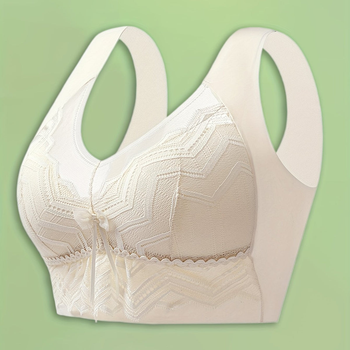 Lace Wireless Bra Full Coverage Comfy & Breathable