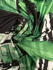Women's Plus Tie Dye High Rise Wide Leg Pants With Pockets