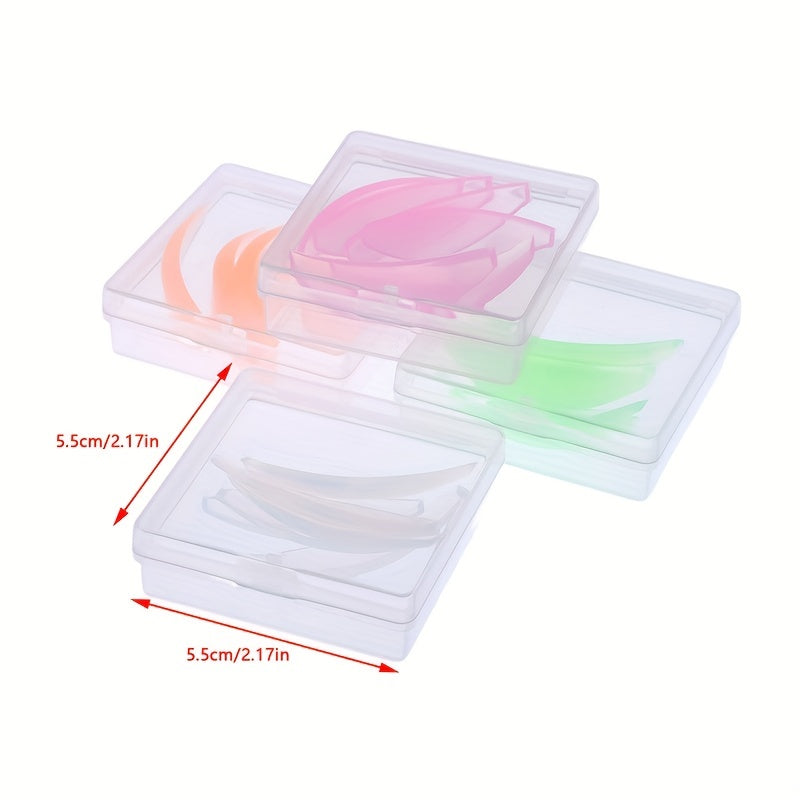 4Pairs Silicone Eyelash Under Eye Pads for Extensions