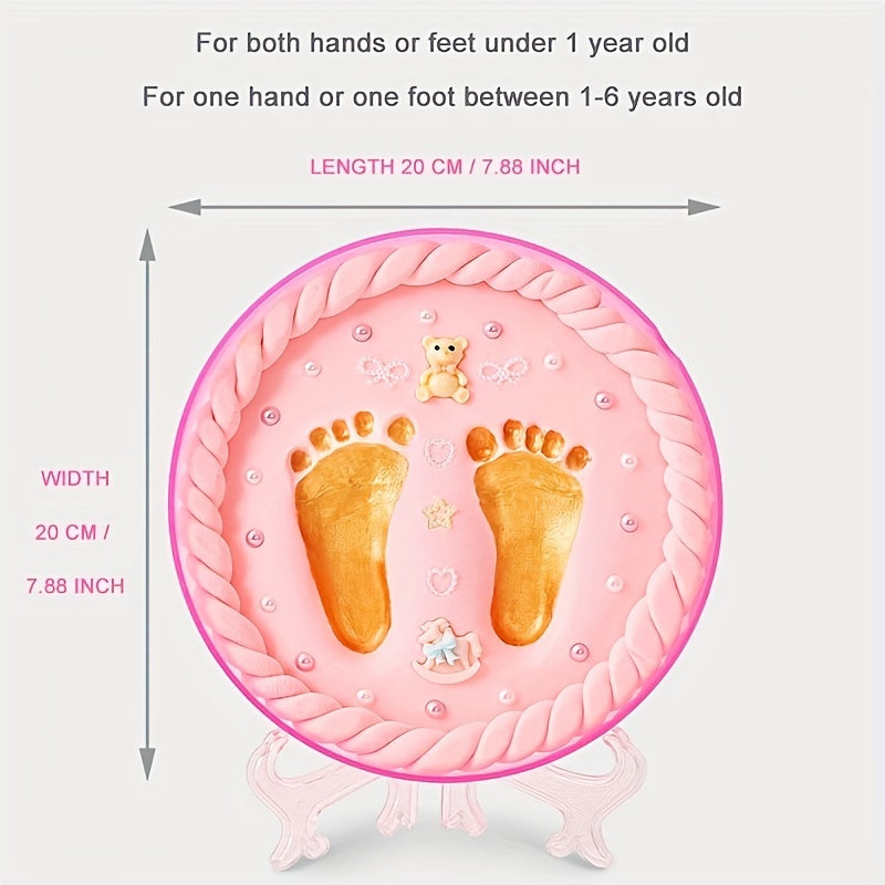 Adorable Mud Art Kit for Hand and Footprints