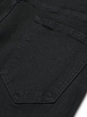 Slim Fit Jeans Men Casual Mid Stretch Denim Pants