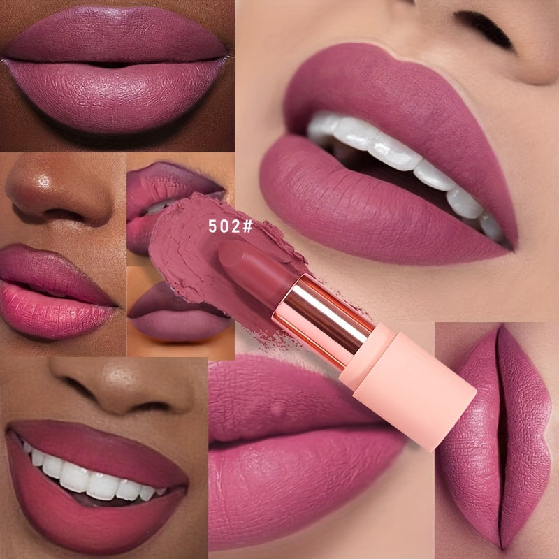 Matte Velvet Lipstick Set, Long Lasting Makeup Cream Texture