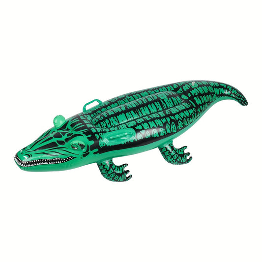 Kids Green Crocodile Riding Pool Toy