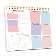 Trees Weekly Planner Spiral Notepad To Do List Habit Tracker 52
