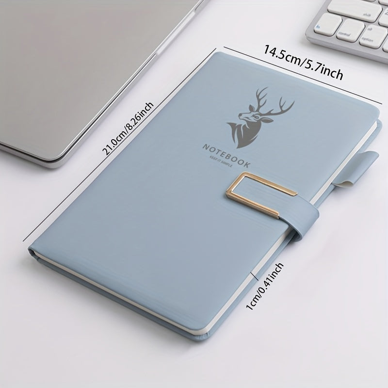 A5 Softcover Notebook Leather Buckle 160 Pages