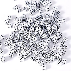 100pcs 8mm 4 Plastic Dice for Parties Chess Games