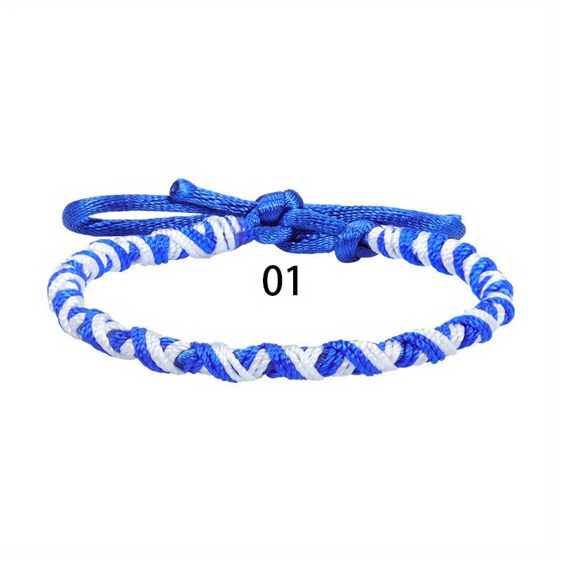 Colorful Boho Braided Bracelet for Summer Style and Birthday