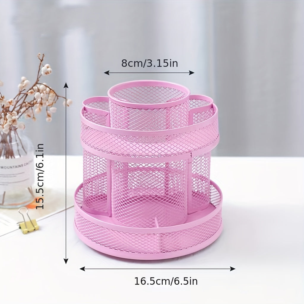 Large Capacity 360 Degree Rotating Pen Holder