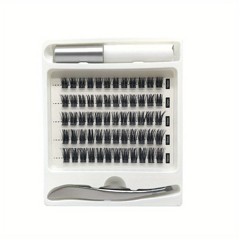 3D Cluster Lash Extension Kit Daily Makeup DIY Soft Lash Volume